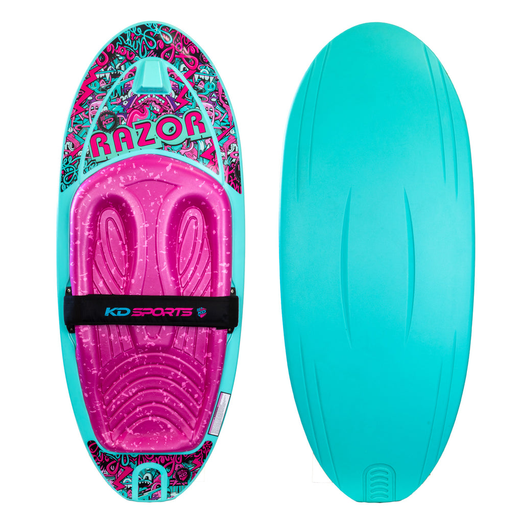 RAZOR KNEEBOARD - TEAL/PINK
