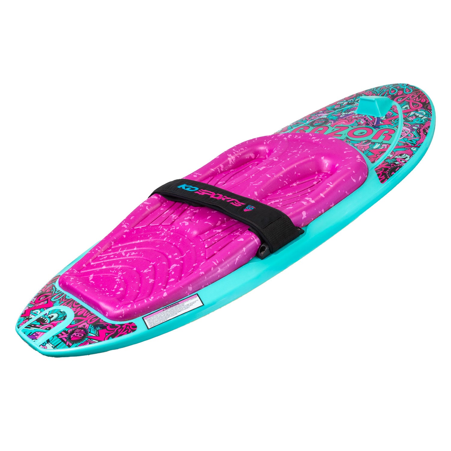 RAZOR KNEEBOARD - TEAL/PINK