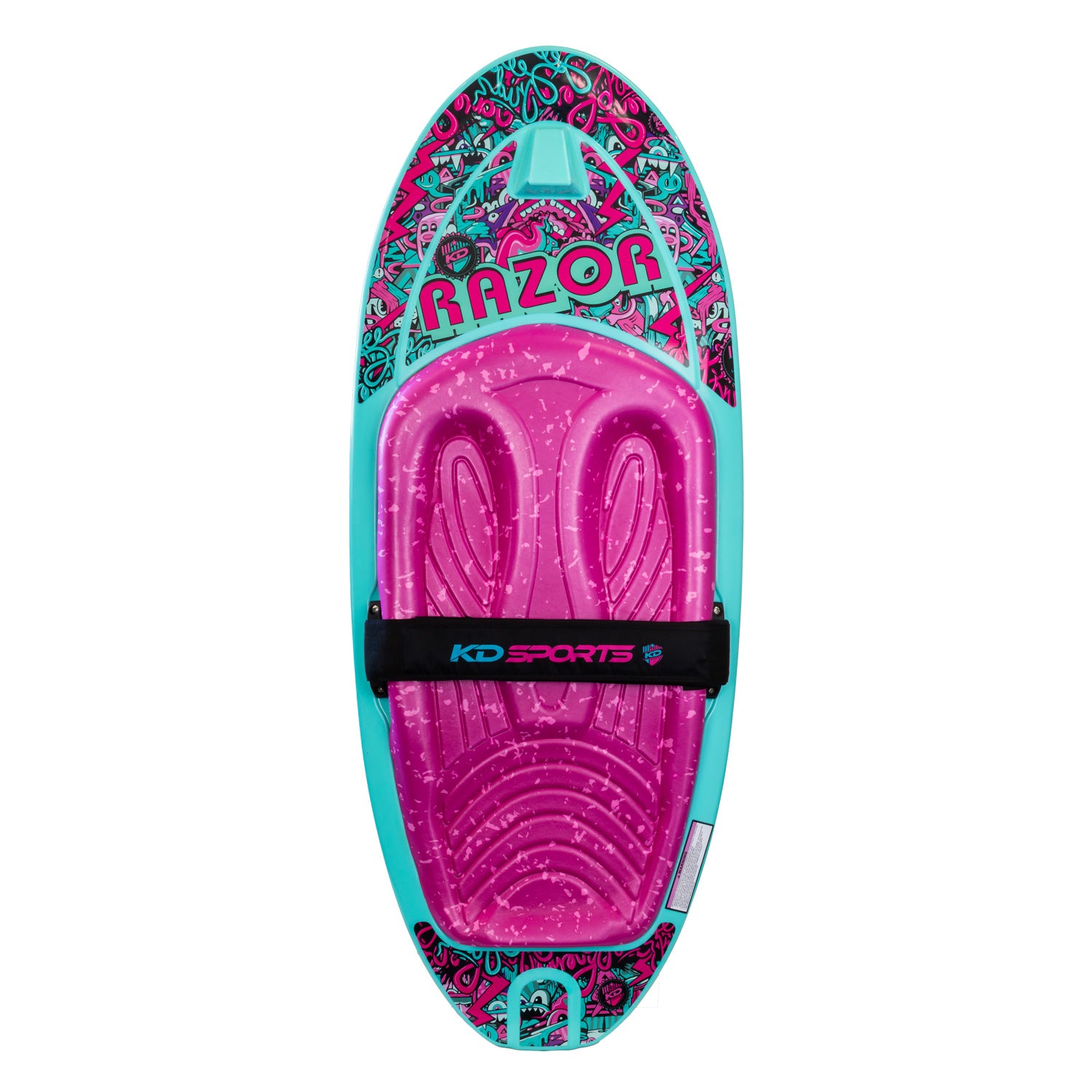 RAZOR KNEEBOARD - TEAL/PINK
